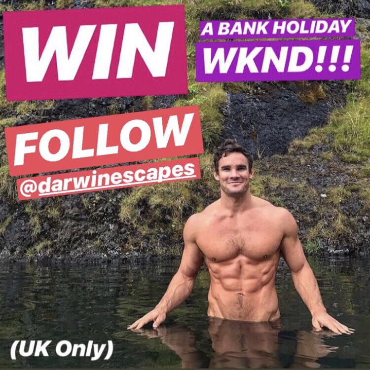 maxevans13's tweet photo. WIN WIN WIN WIN

A BANK HOLIDAY WKND (May 24)

GIVEAWAY!!!

FOLLOW @DarwinEscapes 

ENTER:

https://t.co/5AVHsHPBk5

Good Luck 🙏🏼

#ad (Entries Close 22 April 2019) https://t.co/UlAuRCrFhQ