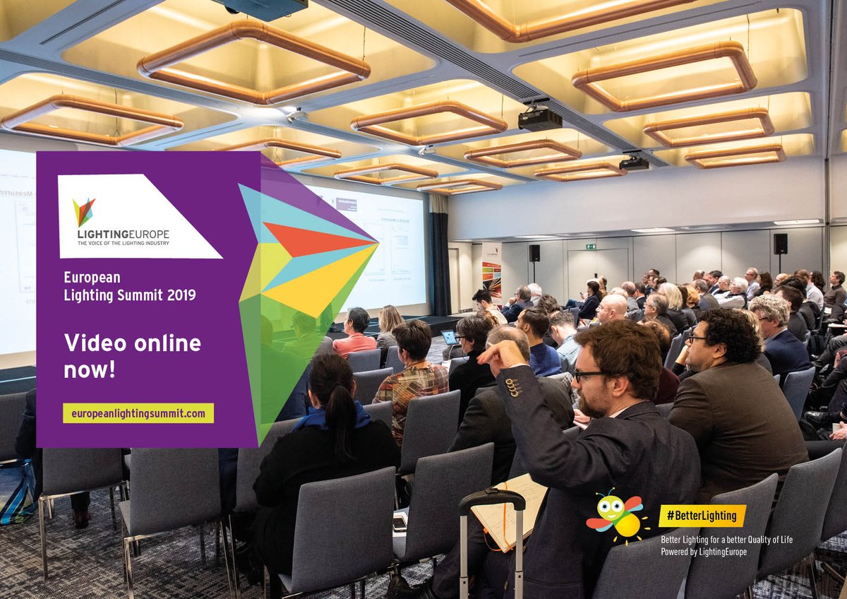 LightingEurope's tweet photo. #LightingSummit19 wrapup video is online now! 
Check it out on https://t.co/WSjKhm6wjc

More on https://t.co/abMFRw1UHY and https://t.co/lAP8p8xxzr 

Follow the #LightingEurope #BetterLighting campaign at https://t.co/WezPldCrwu 
https://t.co/ox0ZmPAJXP https://t.co/dQwOhqeSzx