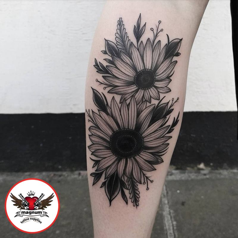Sunflower Done by Jameson Igou  Under the Needle