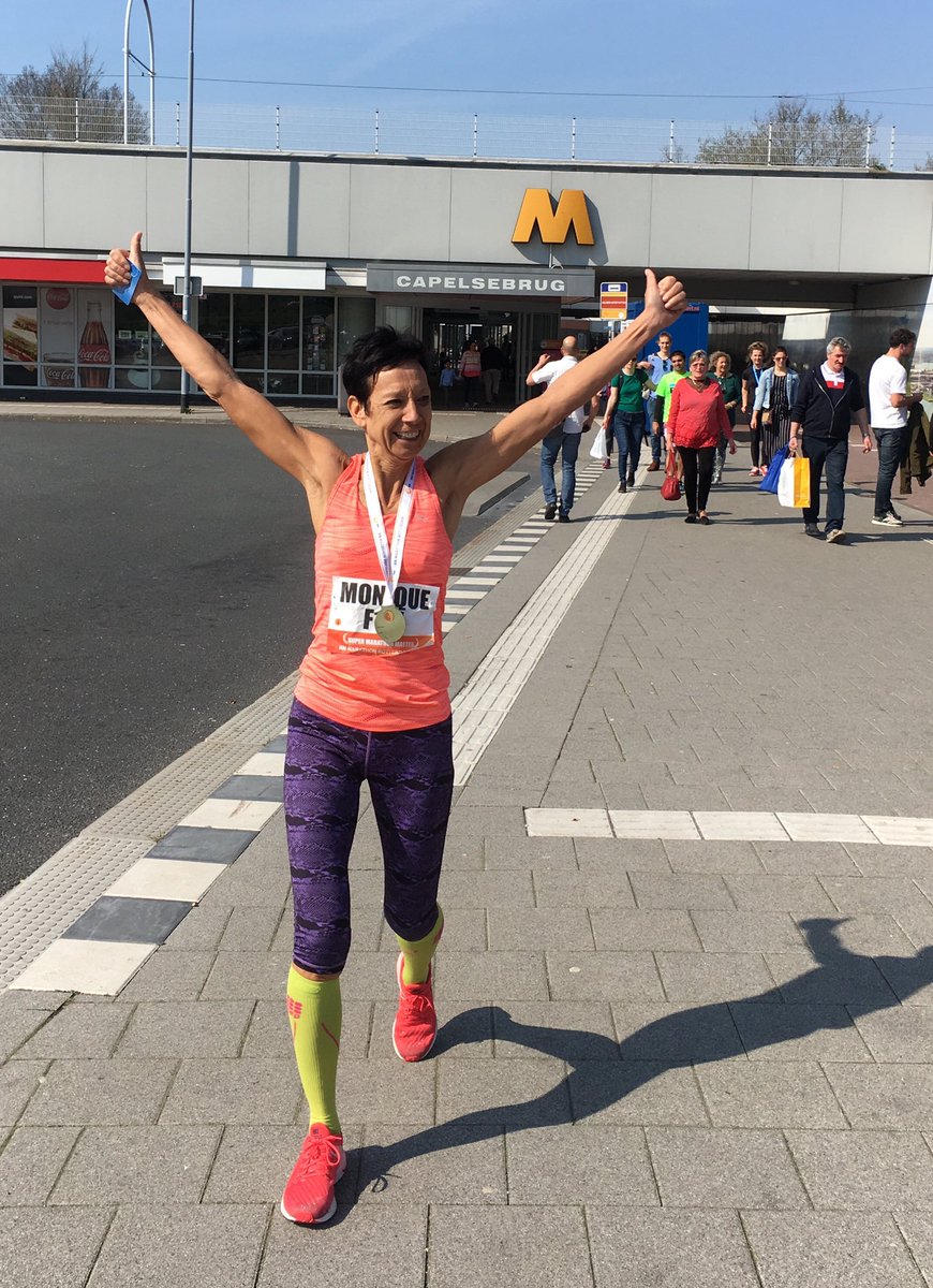 Oeps, I did it again! M’n 16e marathon volbracht. Dank aan alle vrijwilligers en het publiek. #NNmarathonRotterdam