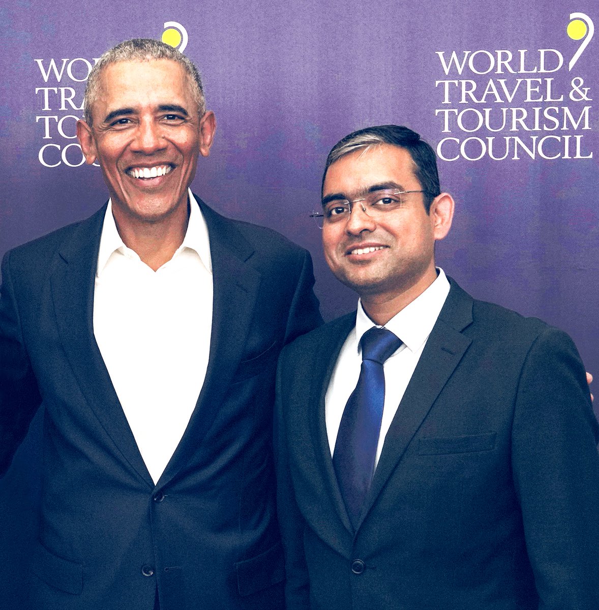 TBO_INDIA's tweet image. Mr. Gaurav Bhatnagar, Co-Founder TBO Group, with former U.S. President Mr. Barack Obama at the @WTTC Global Summit 2019 at Seville.

#tbo #tbogroup #travelagent #travelbusiness #B2Btravel #GSSeville #wttc