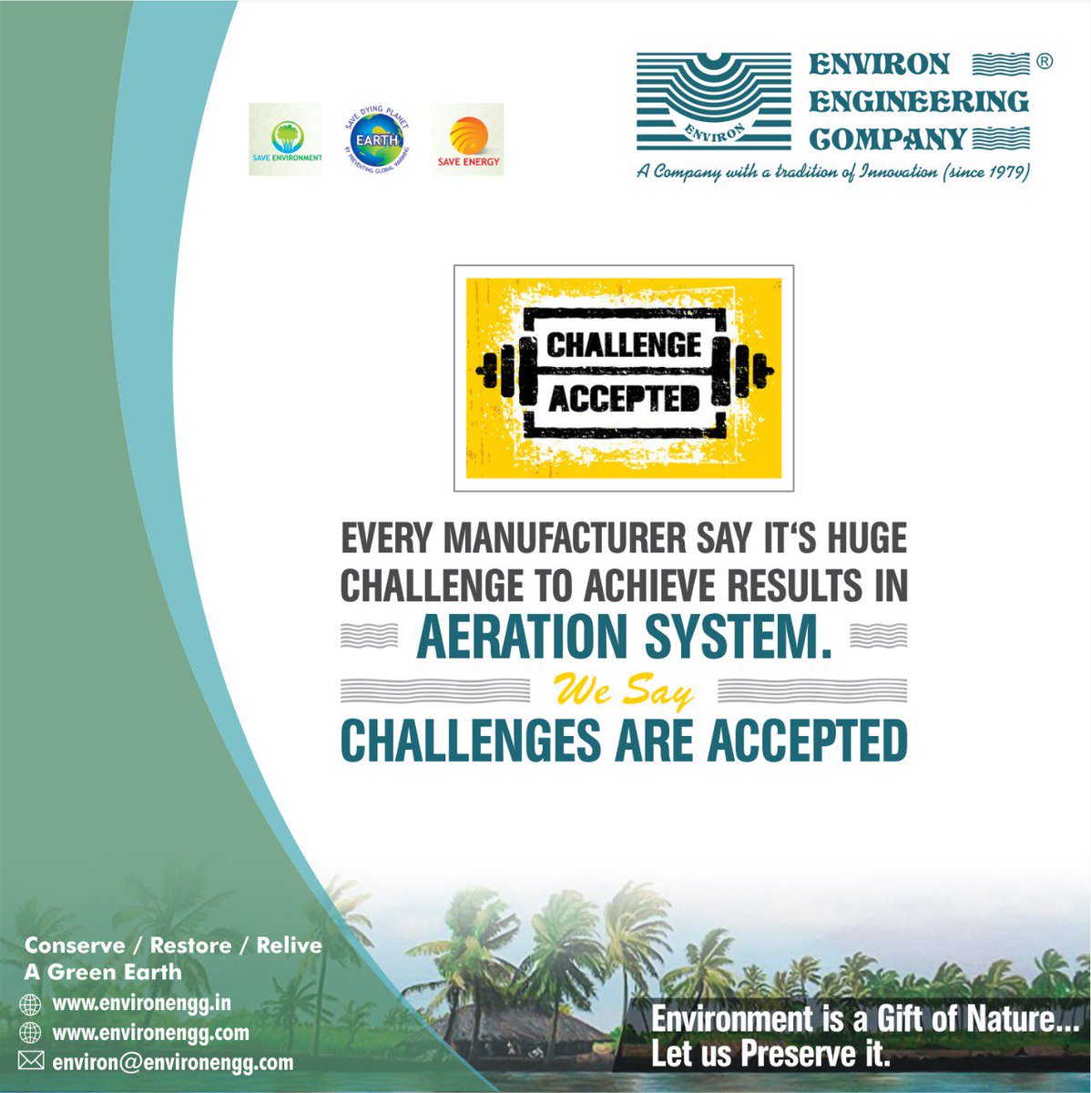 Environengg's tweet photo. #Savewater #energysaving #savewater #engineering #worldwaterday2019 #manufacturing #engineers #environmental #water #manufacturer #gogreen #electricity #environment #nature #life https://t.co/vt3XkqCg2p