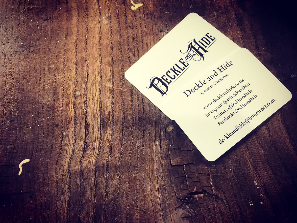 deckleandhide's tweet photo. #finally #business #cards #offthe #todolist #custommakes #customgifts #bespoke #handmade #workshopprovider #craft #art #wellbeing https://t.co/rvi657XASz