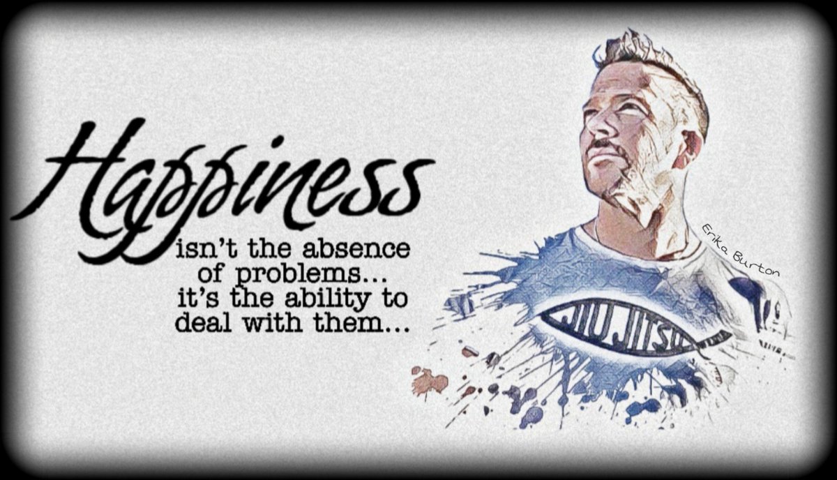 Sherly_Dixon's tweet photo. Happiness isn’t the absence of problems... it’s the ability to deal with them...@seanflanery
#SeanPatrickFlanery #Happiness #DigitalArt #motivator #inspirato #blackbelt #BJJ4life #hbjj #houstonbjj #TheBJJheirloom #4buildingmen
#kidselfedefence #kidsBJJhouston #shineuntiltomorrow https://t.co/WpdO3FwgOc