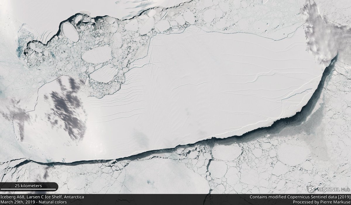 Iceberg A68, Antarctica Copernicus/Pierre Markuse