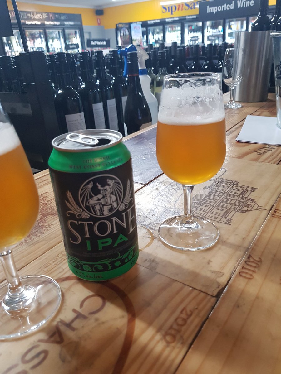 Syronade's tweet photo. @Legend0fLucky @StoneBrewing first time ive seen this in australia. perks of the job https://t.co/sVMicTGcMd