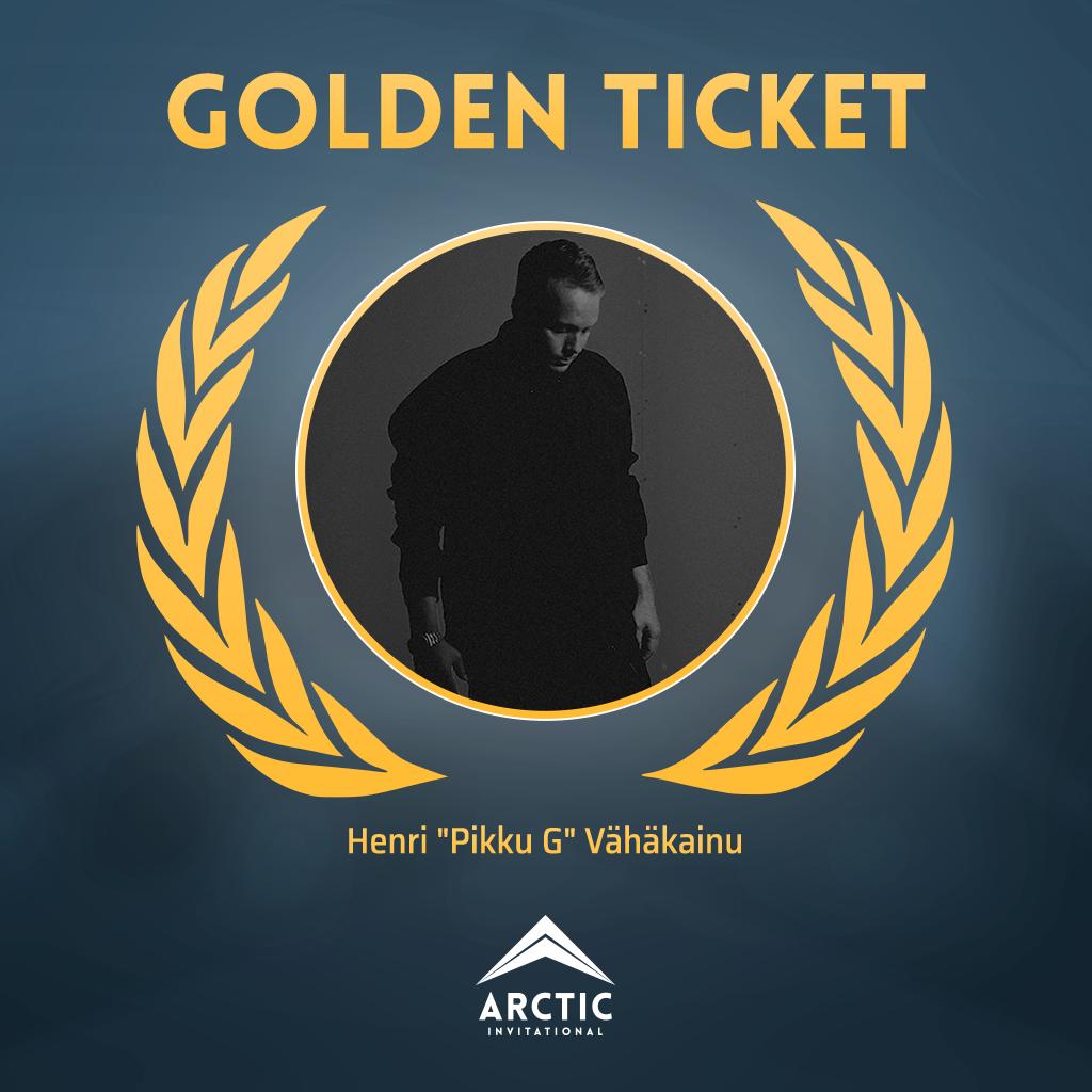 ArcticInv's tweet photo. Today we want to invite an enthusiastic gamer, who many may know from his successful rap career in Finland, Henri "Pikku G" Vähäkainu! Welcome to #arcticinvitational Henri! 🥶❄️

Remember to retweet to take part in the Sunday raffle!

#arcticgoldenticket #esportsfi https://t.co/Ks6oSfHJnA