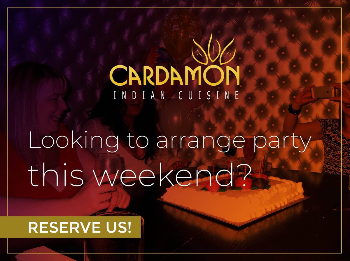 cardamon82's tweet photo. If you are planning to arrange your desired party this weekend then why don’t you select Cardamon?
You can relax in our lounge area and if your appetite desires why not go VIP in our VIP dining area!
Make an exceptional weekend!

#cardamoncuisine #warrington #indian #redditch https://t.co/O8bQCQdBfz
