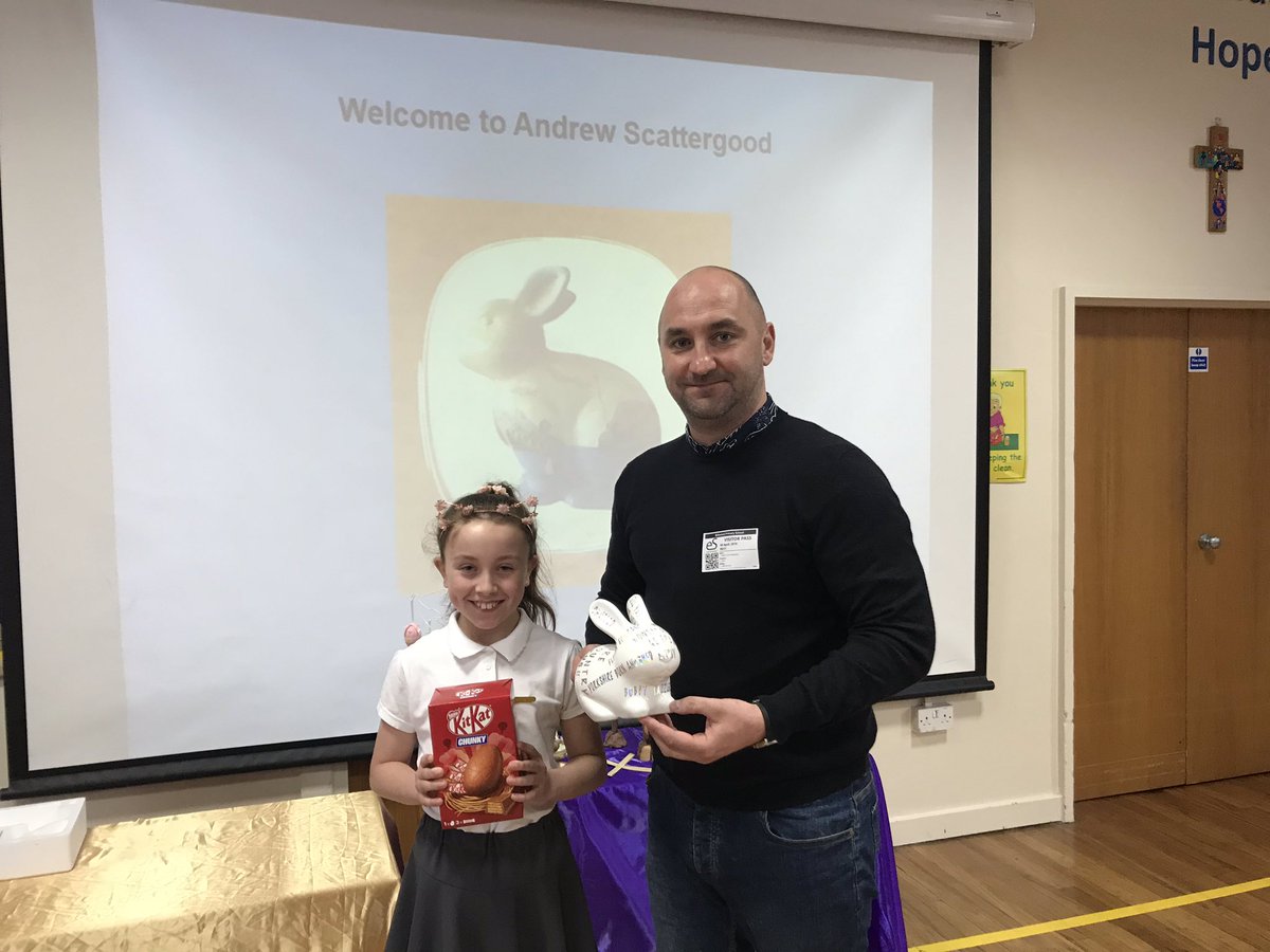 BirkwoodPrimary's tweet image. Our winner of the bunny design with her beautiful artwork on a ceramic bunny. We hope to see it around Cudworth, keep your eyes peeled 🐰