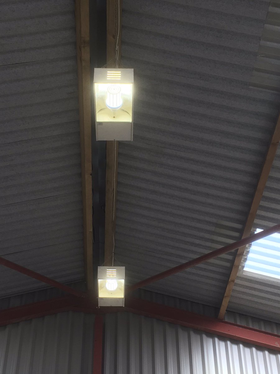 BulbsintheDiff's tweet image. LED corn lamps retro fitted to metal halide low bay fittings, giving an energy saving option to the existing lamps.  Nice work Edwards Electrical.💡#keepitlocal #Cardiff #Cardifflighting #LED