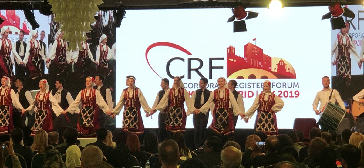 #CRF2019 First signs of interconnection at CRF - a great Macedonian welcome! @CorpRegForum