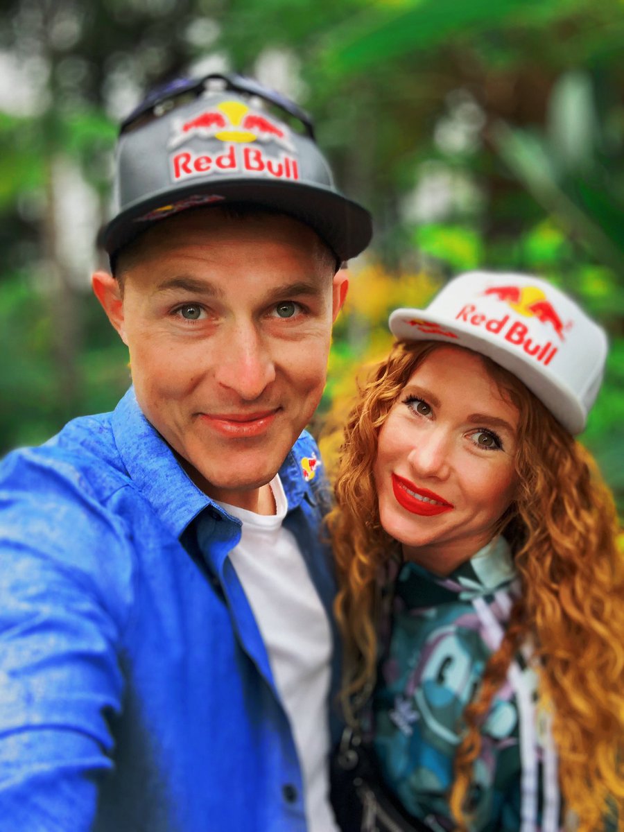 Together, always and everywhere👫❤️  
The most important thing with a smile😁 in life❤️ #adidasTERREX #redbull #together #love #forever