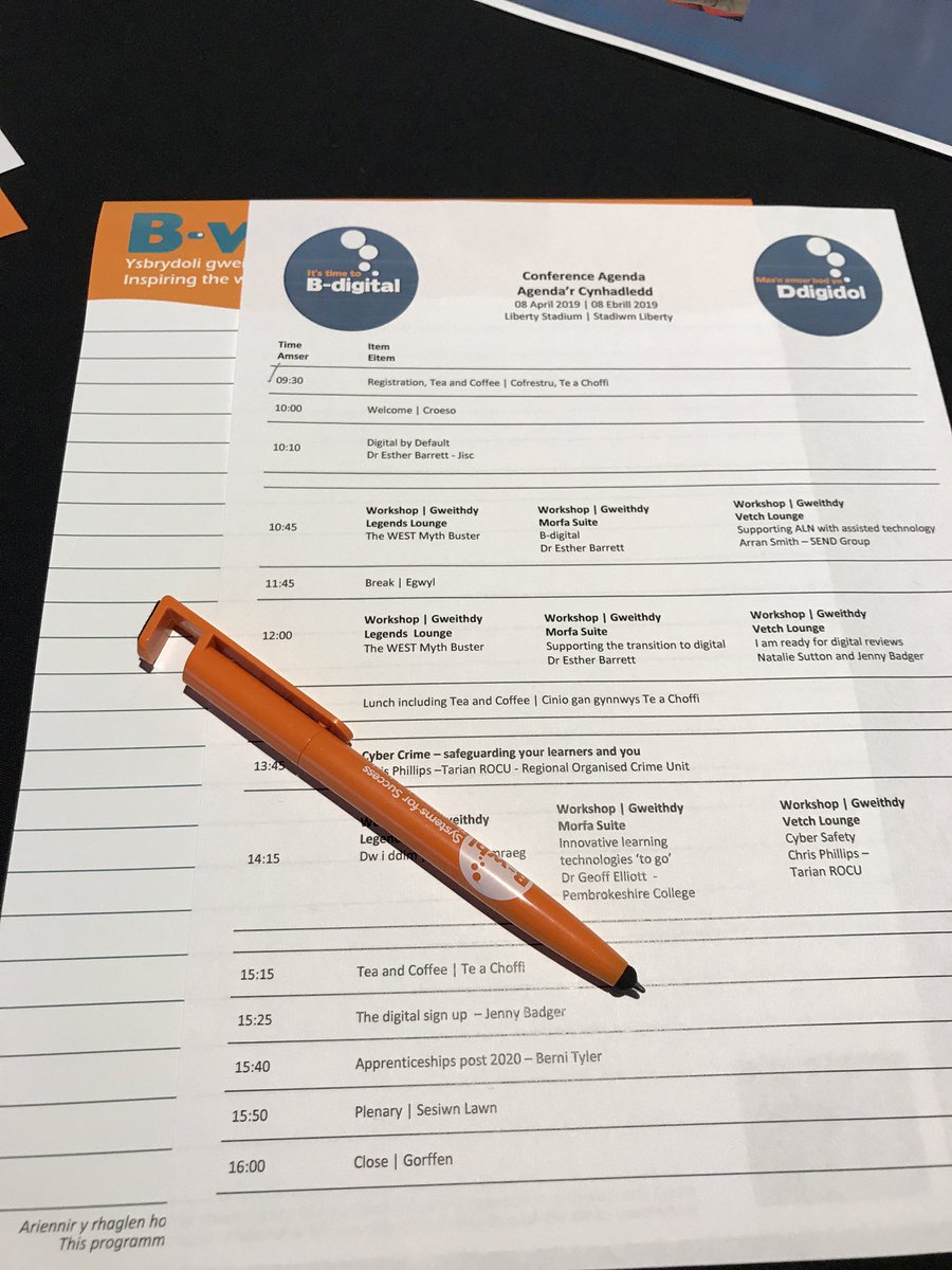 CsgKatie's tweet photo. Ready for a good day at the @Bwbl_Consortium conference #BdigitalConference https://t.co/QbHPaOJLGA