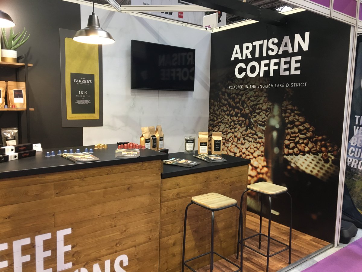 Come and see us at Birmingham’s NEC at the UK’s Farm Shop &amp; Deli Show. See the latest items Cumbria’s award winning coffee roaster has to offer. #coffeepods #artisan #quality #craft we are located in the this is Cumbria area.