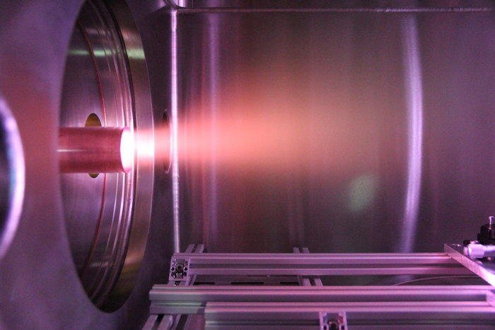 ESA_Tech's tweet photo. 'Atomic oxygen' atop Earth's atmosphere can eat away at spacecraft surfaces; ESA is offering European resarch institutes, academia and small companies, #SMEs access to its own atomic oxygen simulator at #ESATech centre #ESTEC #HowWeMakeASpaceMission https://t.co/cW9yzZ4s9y https://t.co/maRCh1XkPZ