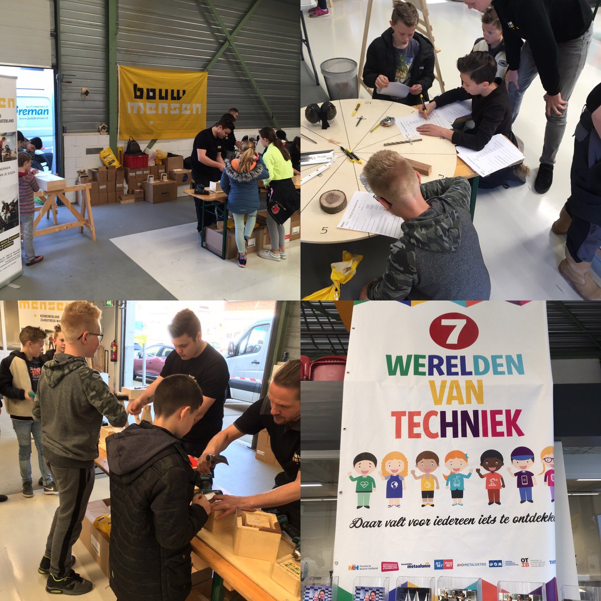 PET Zaanstad is van start gegaan! Leerlingen uit groep 7 regio Zaanstad maken deze dagen kennis met Techniek. #petzaanstad #techniek #bouw #toekomst #zaanstad