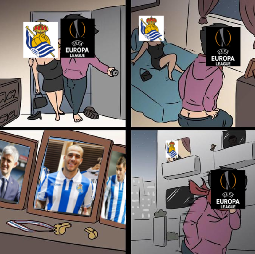 MArzallus's tweet photo. Hasta aquí el sueño de Europa. Ahora que jueguen los que lo merecen y van a seguir en el club. https://t.co/rN2I6LiZkM