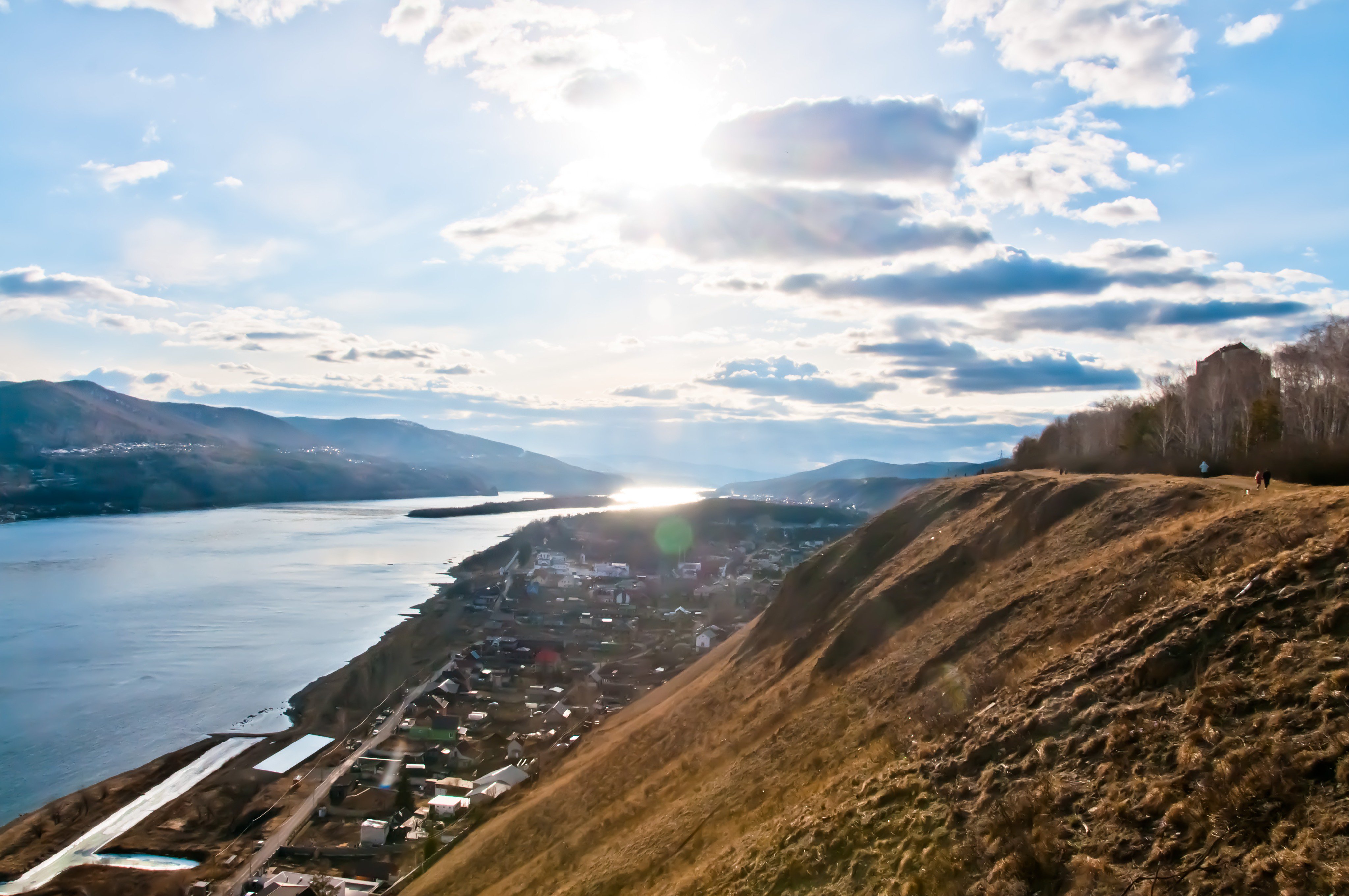 Смотровая Красноярск Енисей