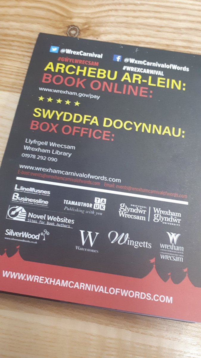 Mae hwn yn edrych yn dda / This looks good #gwylwrecsam #wrexcarnival