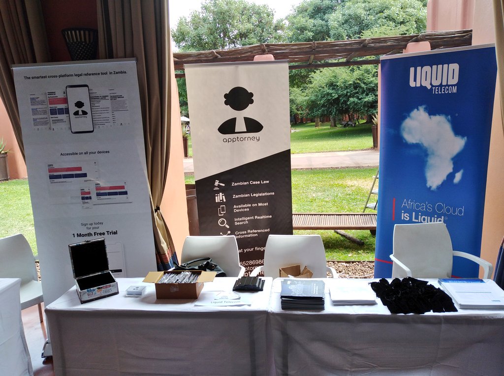 apptorneylaw's tweet image. Visit our stand at the Common Wealth Law conference in Livingstone to get more acquainted with the application and get a few freebies from our partners #LiquidTelecom ! Our #SMBA will be there to help you set your account up and get the law at your finger tips!
