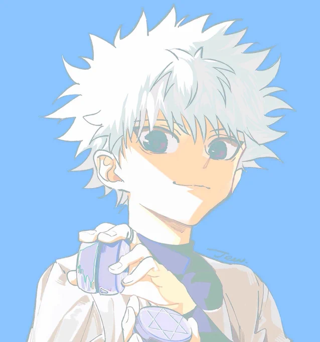 以前画的 Killuuu (w 