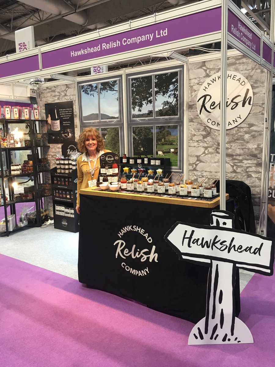 Ready for @FarmShop_Deli day 1... come and see us on stand J71i. This year we are thrilled to be a part of @ThisisCumbria1 pavillion #embellishwithrelish #farmshopanddeli #FSD2019