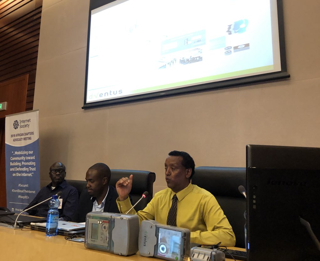 VictorNdonnang's tweet photo. #IoT is a reality in #Africa. We must #SecureIt! Great demonstration from @dVentusTech, connected devices made in #Ethiopia. #IoTAfrica https://t.co/PMVOonmHtx
