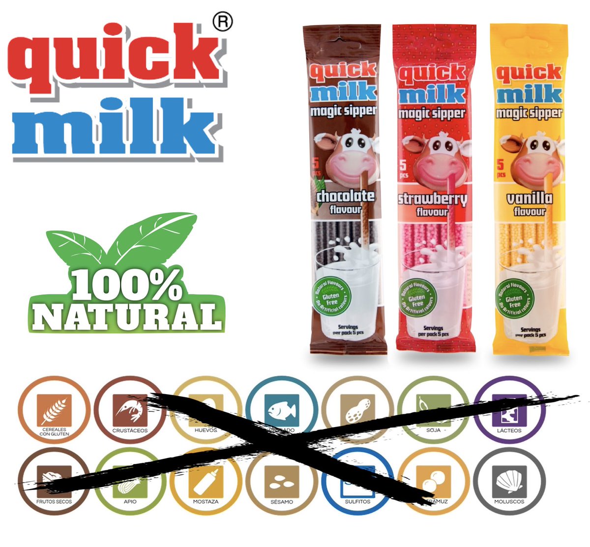 FunnyFoodValCat's tweet photo. Sabies que @QuickMilk_Es és 100% natural i no conté cap alèrgen? Aníma’t a provar les nostres canyetes!!

#berenar #bondilluns #xocolata #maduixa #vainilla https://t.co/bcktZ8xyOw