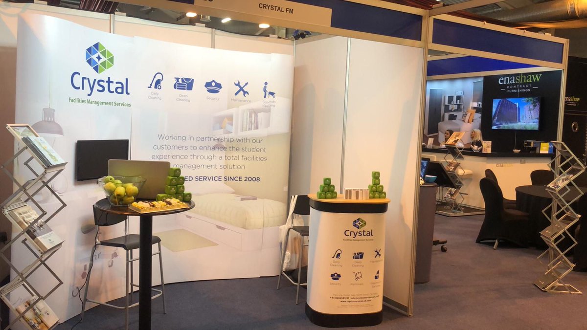 Crystalservices's tweet photo. We are all set up and ready to welcome you to our stand at @ASRACONF in Aviemore!
Come and check out what we can offer.
Stand 25!
#ASRA19 #proudsponsors
#cleaning #maintenance #security https://t.co/q2vjhswnR8