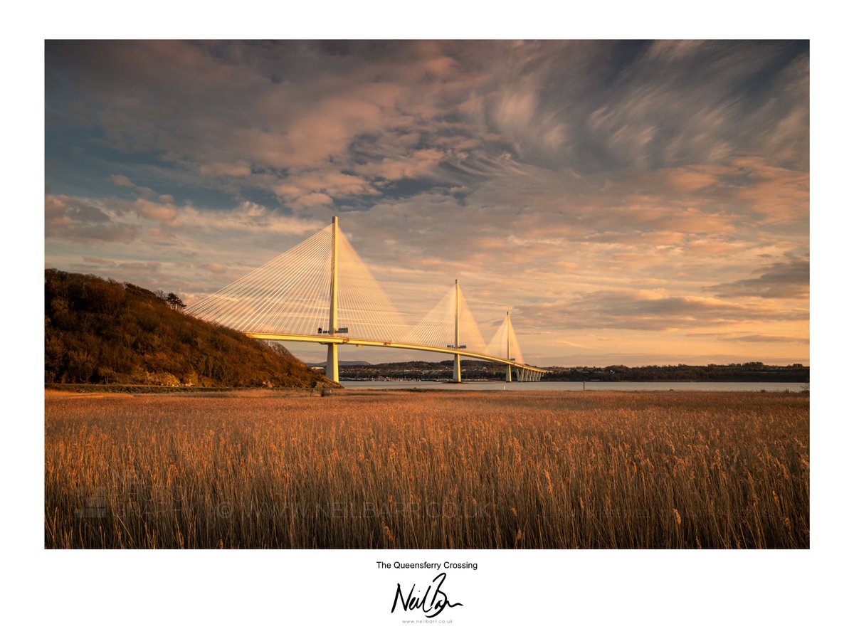 ICYMI: The Queensferry Crossing
The Queensferry Crossing at sunset from North Queensferry.
neilbarr.co.uk