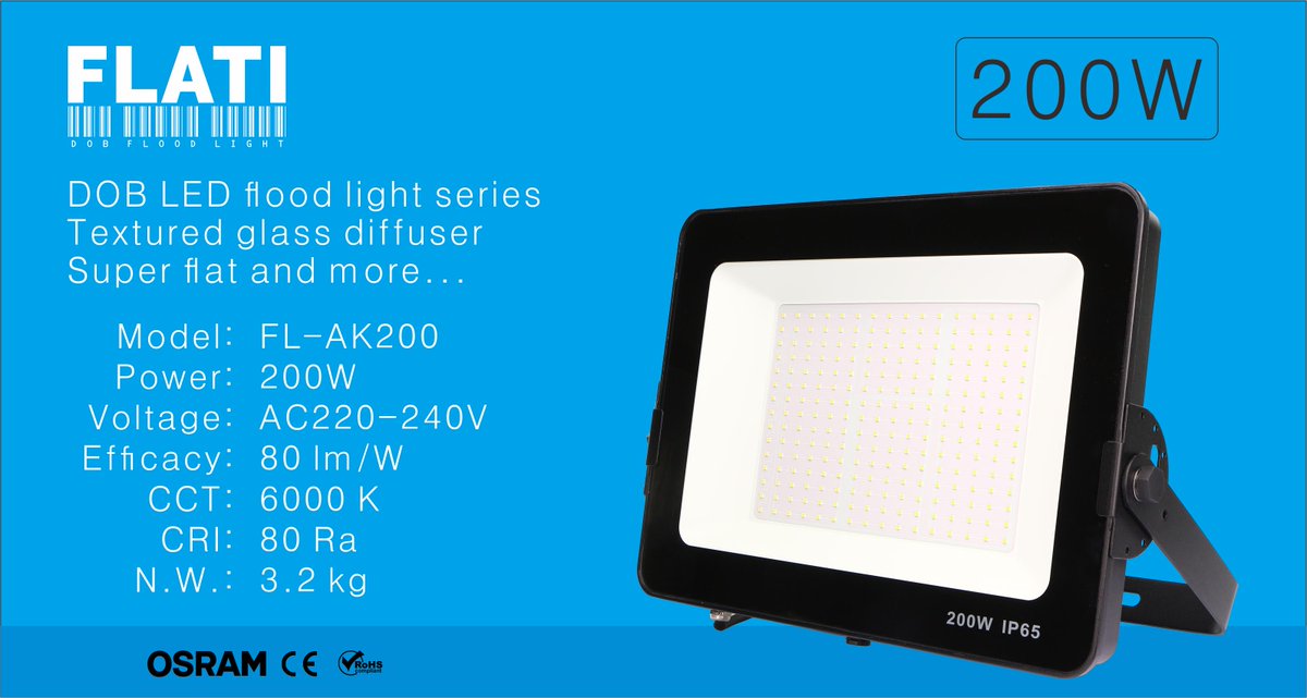 sedalighting's tweet photo. 200W FLATI DOB LED flood light: Ultra-flat, pad-shape, high performance, aesthetic design, valve breather to prevent vapor condensation, more from info@seda-lighting.com
#FLATI #DOB #LEDFLOODLIGHT https://t.co/BipeLEGMVe
