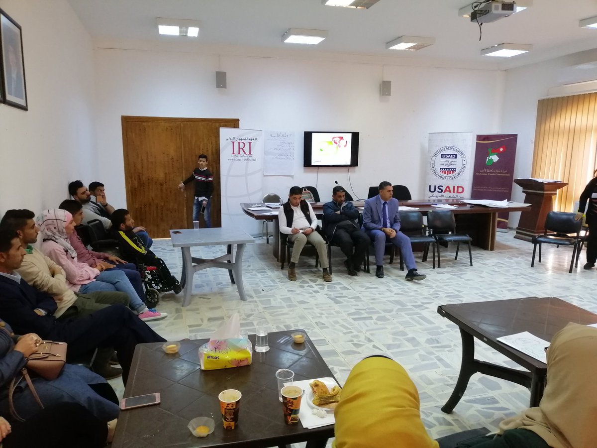 MAlziadat's tweet photo. Happening Now: as part of @IRIJordan's PWDs Empowerment program for more inclusiveness and raising awareness, participants are discussing related concerns with local public officials in #Almafraq.
@IRIglobal
@USAIDJordan https://t.co/ZlSHnK1zrB
