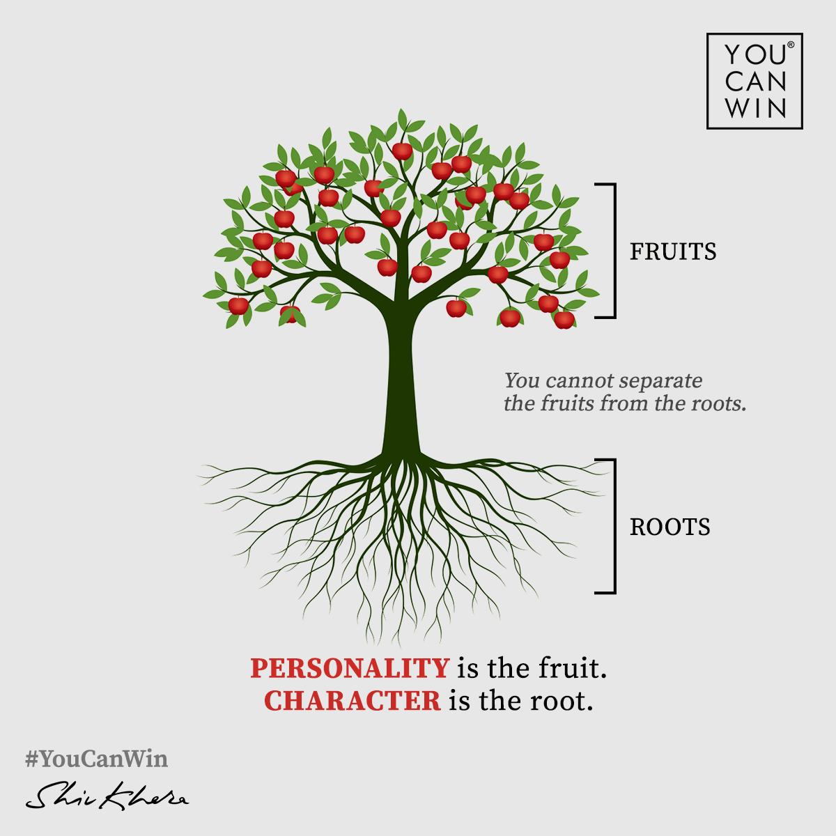 Personality opens the door, character keeps it open