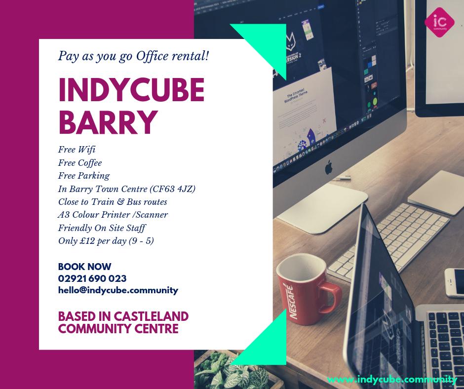 RT CastlelandBarry "Just a reminder that we operate an #Indycube co-working space for #freelancers and #selfemployed people. Free Wifi, coffee and parking all right next to Barry's town centre. More details can be found here: ow.ly/QbKw30ol7JV #ki… "
