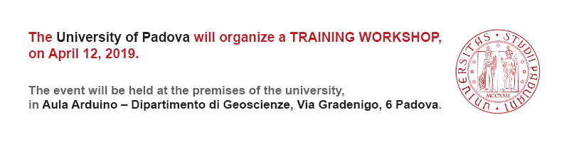 cheapgshp's tweet photo. Follow #CheapGSHPs
The University of Padova will organize a Training Workshop, on April 12, 2019!
For more information please follow the link: https://t.co/xdEONOntKS
Don't miss the opportunity to participate!
#H2020 #geothermal #geothermalworkshop @UniPadova https://t.co/BgkDKo2Huw