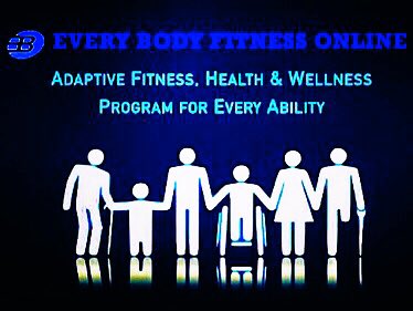 AdaptedExercise's tweet image. Every Body Fitness Online -♿️ Adaptive Exercise  Fitness Programs (video-on-demand) designed by Doctors of Physiol Therapy for anyone with limited mobility. scitotalfitness.com #Disability  #obesity  #seniorszn  #adaptive #disabilities