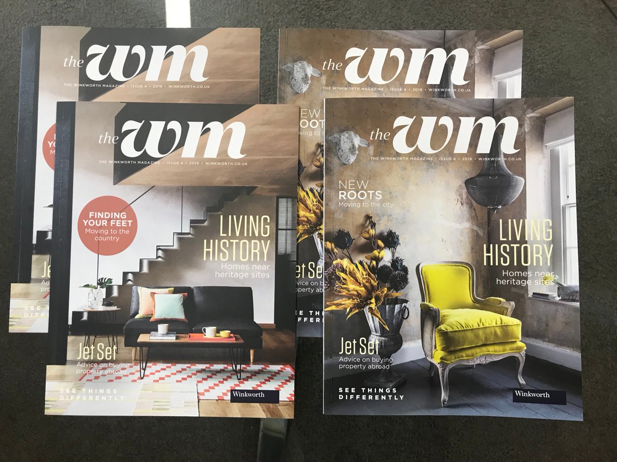WinkworthUK's tweet photo. The latest edition of The WM is out today! Pick up a copy from your local Winkworth office now #TheWinkworthMagazine #property #lifestyle #news #TheWM https://t.co/y1lz2mrO3Z