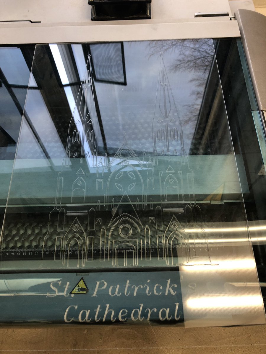 KayaOwczarek's tweet image. First finished engraved piece of our maker fairs project! #gbsengineering #GBSNow