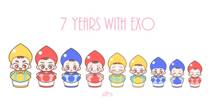 「7YearsWithEXO」のTwitter画像/イラスト(新着))