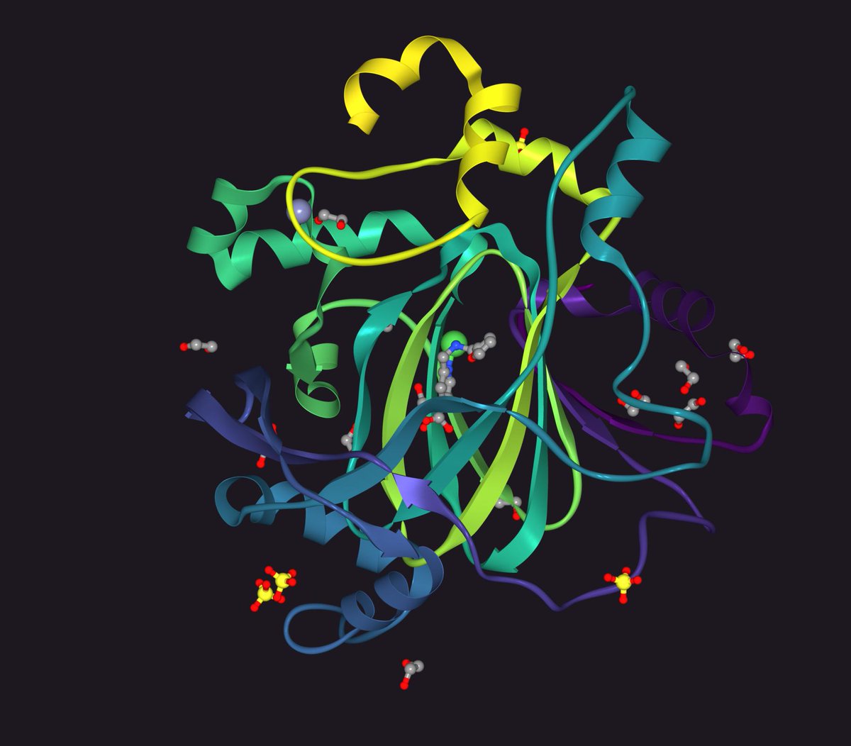 5F5A: Crystal Structure of human JMJD2D complexed with KDOAM16 rcsb.org/pdb/explore.do…