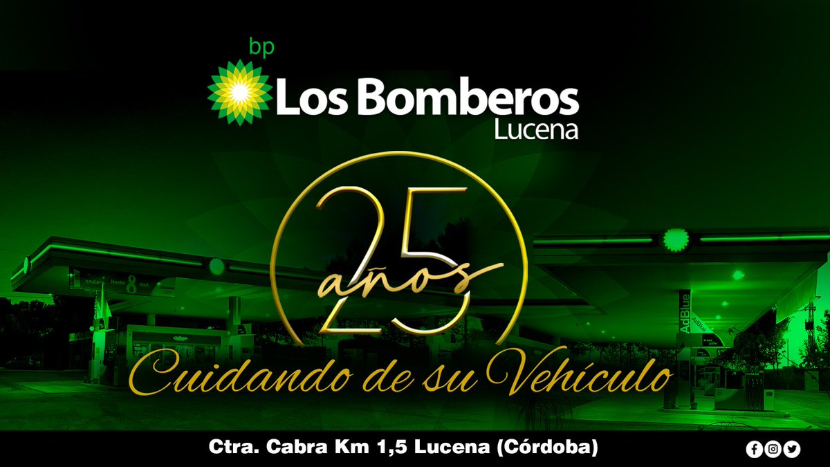 BPLUCENA's tweet photo. ¡Cumplimos #Bodas de plata con nuestros clientes! 💚🚗🛵🚛🚜💛 💚25 años cuidando de tu vehículo, mejorando día a día para daros lo mejor y más novedoso.💛25 años orgullosos de vosotros, vuestra satisfacción es nuestro objetivo! ¡Por otros 25 años a vuestro lado!🥂#bodasbpLucena https://t.co/MNepqVfIaA