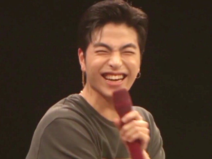 Yunhyeong to June : I want him to always laugh like that.Me too, Yunhyeong! Me too!  #JUNHOE  #JUNE  #iKON  #구준회  #준회  #아이콘  #ジュネ
