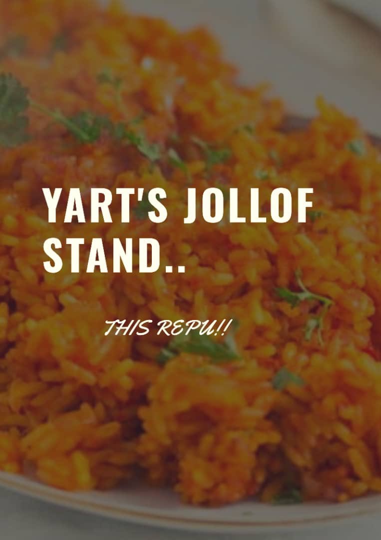 nkansah_papa's tweet photo. We at Yart Jollof will like to thank everyone for patronizing our food. See you next year. #RepuHallweek19 https://t.co/sRVPKc1fFy