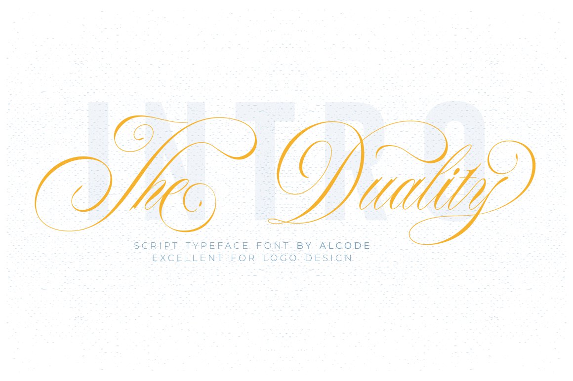 alcodetype's tweet image. THE DUALITY FONT BY ALCODE
EXCELLENT FOR LOGO DESIGN 
Please Check @creativemarket stores | Link crmrkt.com/pvyr8g
#FONT #CRIPT #CALLIGRAPHY #SINGNATURE #CLASSIC #FEMINIM #ALCODE #BRANDING #FASHION #STYLISH #Alcode