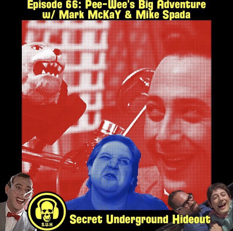 NEW EPISODE ALERT! @Cinnamonskull and <a href="/mgspada/">Michael Spada</a> join the gang to talk about <a href="/peeweeherman/">Pee-wee Herman</a>’s Big Adventure! #AndKnitting #AndKnitting #AndKnitting secretundergroundhideout.com/index.php/2019…