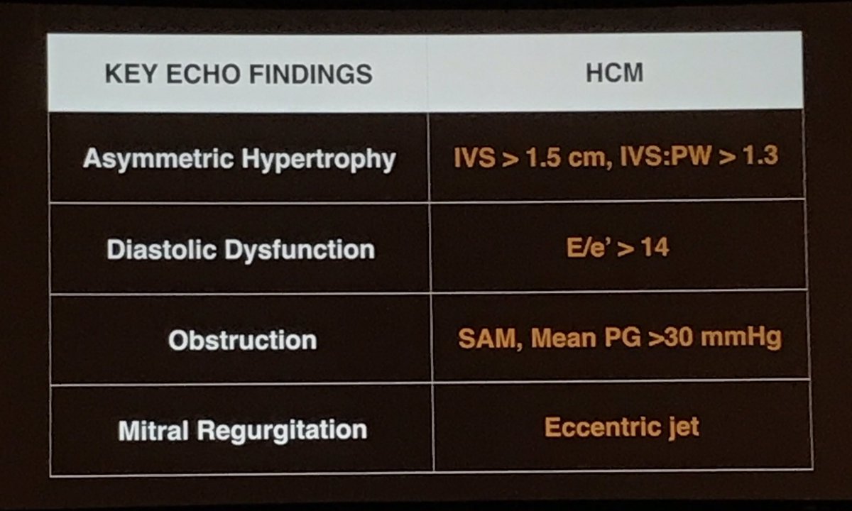 Arizona Ultrasound (@sonostache) on Twitter photo Key points from an outstanding talk on HOCM by Dr.Barnes #AIUM19 #POCUS Key points from an outstanding talk on HOCM by Dr.Barnes #AIUM19 #POCUS