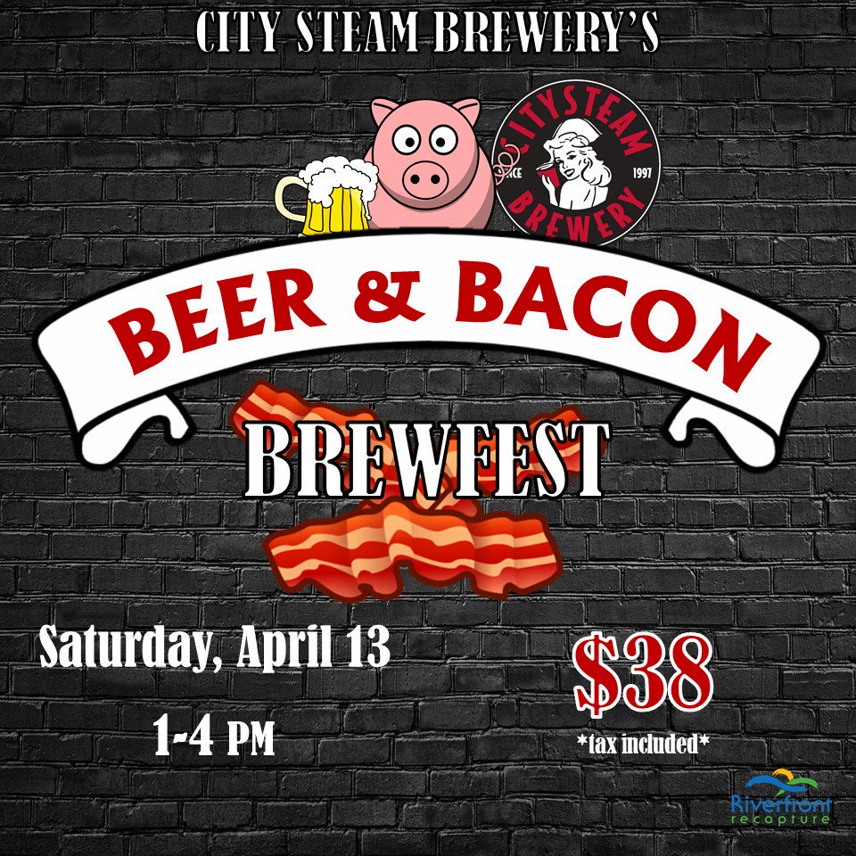 Saturday:

Go to <a href="/CitySteam/">City Steam Brewery</a> for Beer &amp; Bacon Brewfest (🎟️: bit.ly/2UqWO5J)

Stay to watch us against <a href="/RiverhoundsSC/">Pittsburgh Riverhounds SC</a> 

#plansmade #HereWeCome