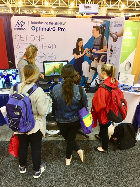 MotorikaM's tweet photo. Thank you for stopping by and making @AOTAInc our best one yet!
#AOTA19 #roboticrehabiliation #optimalgpro #reogo https://t.co/YVK9DP7hSR