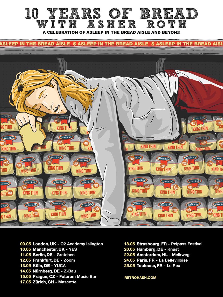 asherroth's tweet photo. Manchester is sold out! 🍻 Excited to celebrate 10 years of #AITBA with you 🍞✨ https://t.co/RTB1Hqw7ES https://t.co/YFtb5aAbcl