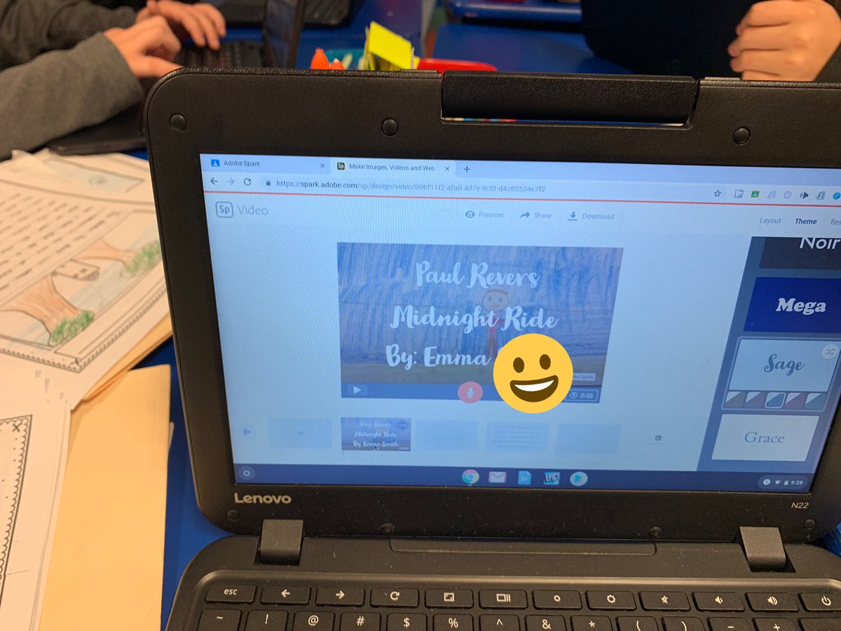 LindseyInsalaco's tweet photo. Love how SS in Mrs. Richey’s class used their own illustrations to create their @AdobeSpark videos! @pinecrestpride #Gwd50 https://t.co/hIdR7qVKON